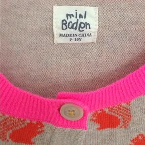 Mini Boden Squirrel Sweater